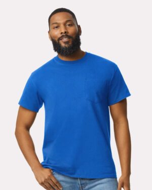 Gildan Unisex Ultra Cotton® Pocket T-Shirt - Image 58