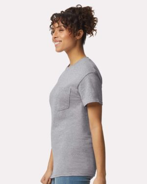 Gildan Unisex Ultra Cotton® Pocket T-Shirt - Image 83