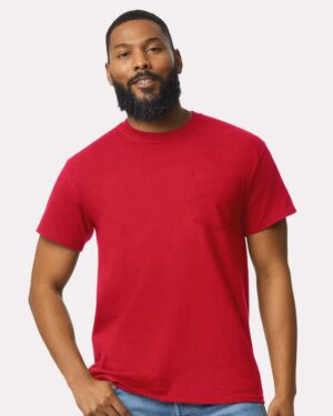 Gildan Unisex Ultra Cotton® Pocket T-Shirt - Image 52