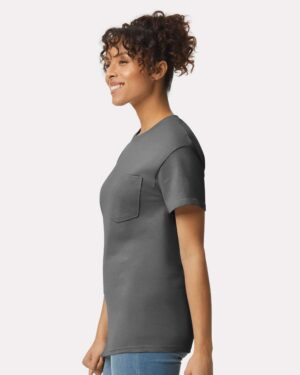 Gildan Unisex Ultra Cotton® Pocket T-Shirt - Image 17