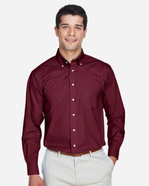 Devon & Jones Men's Crown Collection® Broadcloth Woven Dress Shirt - Image 8