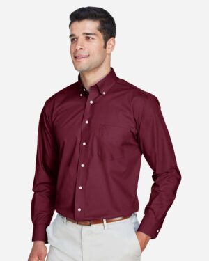 Devon & Jones Men's Crown Collection® Broadcloth Woven Dress Shirt - Image 9