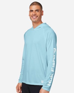 HUK Men's LoPro Pursuit Long Sleeve Hooded T-Shirt - Image 11