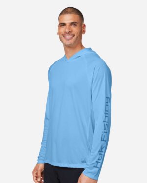 HUK Men's LoPro Pursuit Long Sleeve Hooded T-Shirt - Image 17
