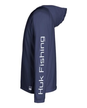 HUK Men's LoPro Pursuit Long Sleeve Hooded T-Shirt - Image 21