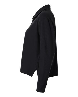 Adidas Women's Beyond Long Sleeve Loose Polo - Image 3