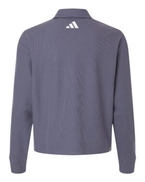 Adidas Women's Beyond Long Sleeve Loose Polo - Image 8