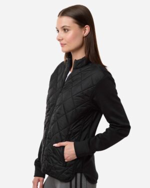 Adidas Women's Ultimate Quilted Full-Zip Jacket - Image 5