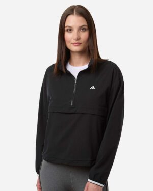 Adidas Women's Go-To Quarter-Zip Jacket - Image 4