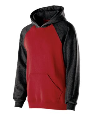 Holloway Youth Cotton/Poly Fleece Banner Hooded Sweatshirt - Image 8