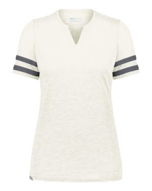 Holloway Women's Eco Revive™ Monterey V-Neck T-Shirt - Image 4