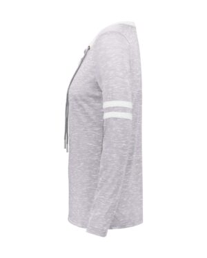 Holloway Women's Eco Revive™ Monterey Long Sleeve V-Neck T-Shirt - Image 3