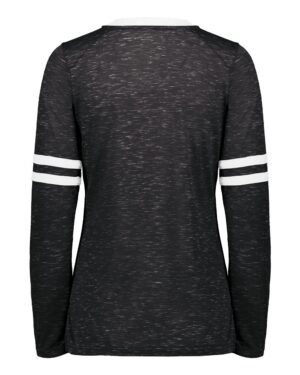 Holloway Women's Eco Revive™ Monterey Long Sleeve V-Neck T-Shirt - Image 8