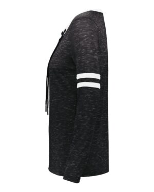 Holloway Women's Eco Revive™ Monterey Long Sleeve V-Neck T-Shirt - Image 9