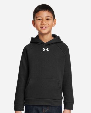 Under Armour Youth Rival Fleece Hooded Sweatshirt - Image 4