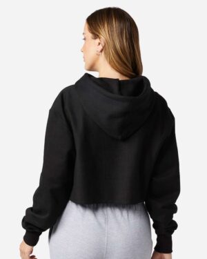 Champion Women's Reverse Weave® Hooded Cropped Sweatshirt - Image 3