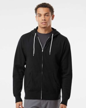Independent Trading Co. Unisex Lightweight Full-Zip Hooded Sweatshirt - Image 10