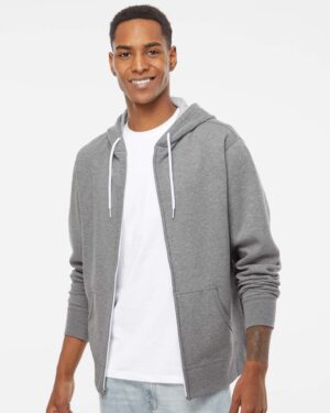 Independent Trading Co. Unisex Lightweight Full-Zip Hooded Sweatshirt - Image 40