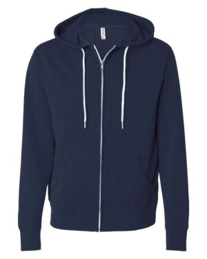 Independent Trading Co. Unisex Lightweight Full-Zip Hooded Sweatshirt - Image 25