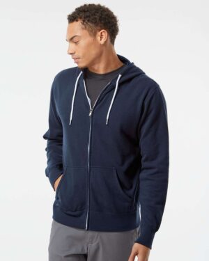 Independent Trading Co. Unisex Lightweight Full-Zip Hooded Sweatshirt - Image 28