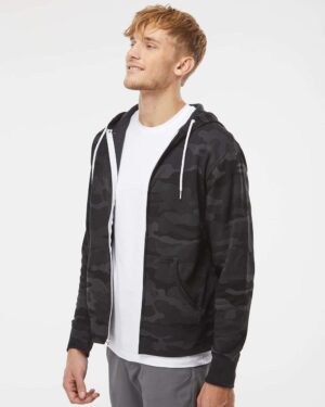 Independent Trading Co. Unisex Lightweight Full-Zip Hooded Sweatshirt - Image 17