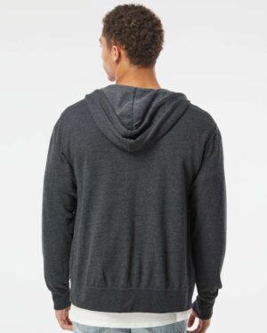Independent Trading Co. Unisex Heathered French Terry Full-Zip Hooded Sweatshirt - Image 18