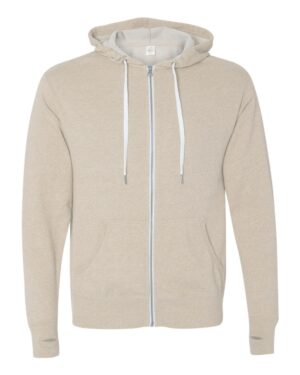 Independent Trading Co. Unisex Heathered French Terry Full-Zip Hooded Sweatshirt - Image 25