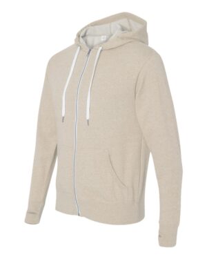 Independent Trading Co. Unisex Heathered French Terry Full-Zip Hooded Sweatshirt - Image 26