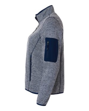 North End Women's Jasper Full-Zip Fleece Jacket - Image 7