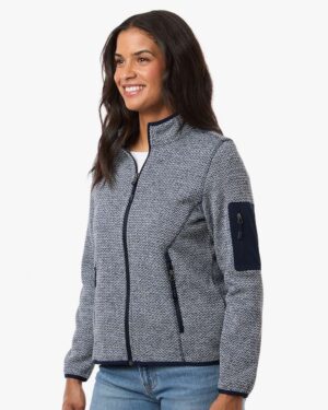 North End Women's Jasper Full-Zip Fleece Jacket - Image 9