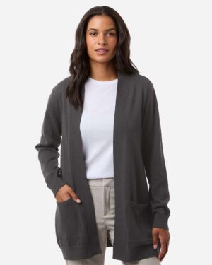 Devon & Jones Women's New Classics Open Cardigan Sweater - Image 10