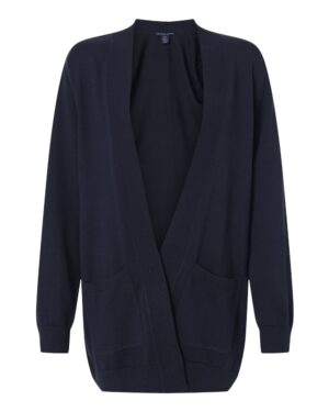 Devon & Jones Women's New Classics Open Cardigan Sweater - Image 13