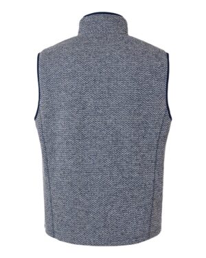 North End Men's Jasper Jacquard Fleece Vest - Image 7
