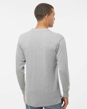 J. America Men's Vintage Brushed Jersey Henley - Image 13