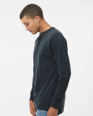 J. America Men's Vintage Brushed Jersey Henley - Image 21