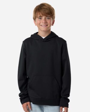 Team 365 Youth Squad Hooded Tech Fleece Pullover - Image 4