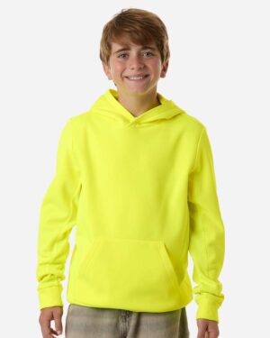 Team 365 Youth Squad Hooded Tech Fleece Pullover - Image 10