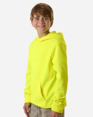 Team 365 Youth Squad Hooded Tech Fleece Pullover - Image 11