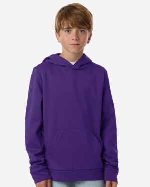 Team 365 Youth Squad Hooded Tech Fleece Pullover - Image 58