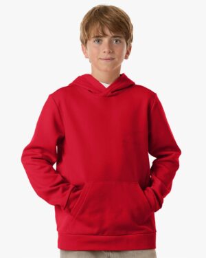 Team 365 Youth Squad Hooded Tech Fleece Pullover - Image 64