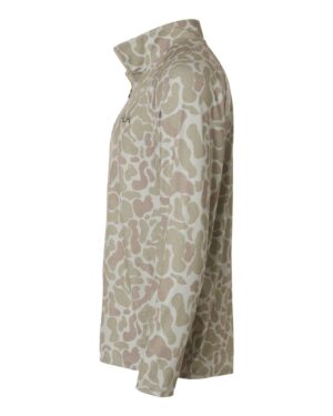 HUK Men's Airweight KC Printed Quarter-Zip Pullover - Image 3