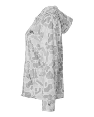 HUK Women's Coldfront+ KC Print Hooded Sweatshirt - Image 3