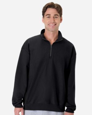 Hanes Men's Beefy® Sweats Premium Heavyweight Quarter-Zip Sweatshirt - Image 13