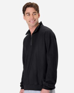 Hanes Men's Beefy® Sweats Premium Heavyweight Quarter-Zip Sweatshirt - Image 14