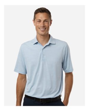 Paragon Men's Bohemian Striped Heather Performance Polo - Image 10