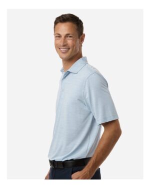 Paragon Men's Bohemian Striped Heather Performance Polo - Image 11