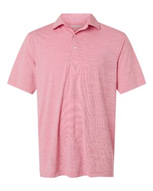 Paragon Men's Bohemian Striped Heather Performance Polo - Image 19