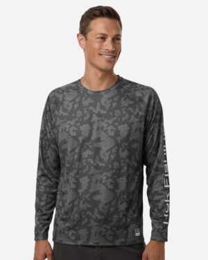 HUK Men's Lopro Running Lakes Long Sleeve T-Shirt - Image 22