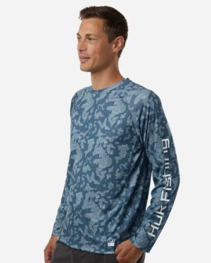 HUK Men's Lopro Running Lakes Long Sleeve T-Shirt - Image 17