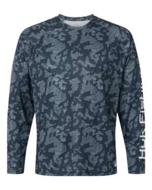 HUK Men's Lopro Running Lakes Long Sleeve T-Shirt - Image 7